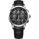 Semi-skeletonised chronograph auto.